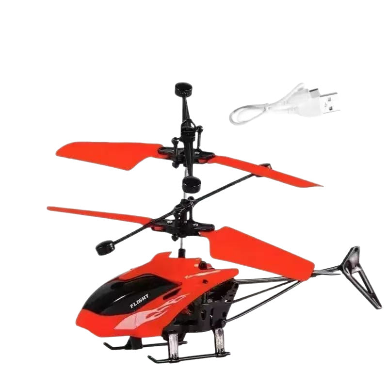 Remote Control Mini Induction Helicopter Anti Crash Aircraft  Indoor Outdoor Flying Toy