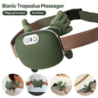 4D Bionic Finger Neck Shoulder Massager Wireless Neck Cervical Trapezius Kneading Massage Shawl Brushless Motor Neck masajeador - Lucksdeal