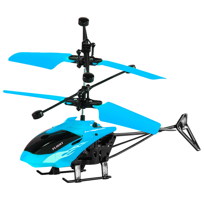 Remote Control Mini Induction Helicopter Anti Crash Aircraft  Indoor Outdoor Flying Toy