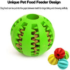 6PCs Rubber Indestructible Treat Dispensing Ball Interactive Pet Ball 🎁 Buy One, Get One FREE! 🛒 Order Now While Supplies Last! - Lucksdeal