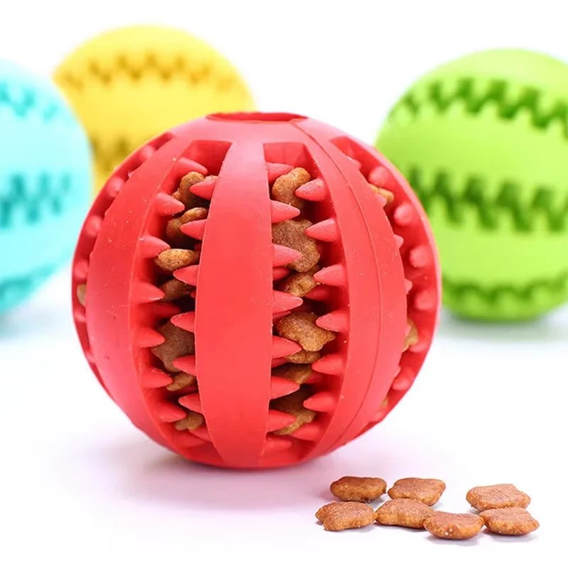 6PCs Rubber Indestructible Treat Dispensing Ball Interactive Pet Ball 🎁 Buy One, Get One FREE! 🛒 Order Now While Supplies Last! - Lucksdeal