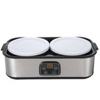 2L Large Capacity Automatic Timed Digital Yogurt Maker Machine Electric Yogurt Maker Professional Ice Cream Pudding Maker + Cups