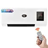 New Winter Heaters 2000W High-power Digital Display Warm air Blower Timed Wall Electric Fan Bladeless Blower Remote Summer Fan