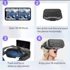 Hot Sale New G13 Headset Smart Virtual Reality Eyewear Product All-In-One Watching Movie/Games 3D VR Glasses - Lucksdeal