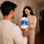 Household & Car USB Tabletop Cool Mist Humidifier with 7-color LED Night Light Aromatherapy Diffuser Portable Design - Lucksdeal