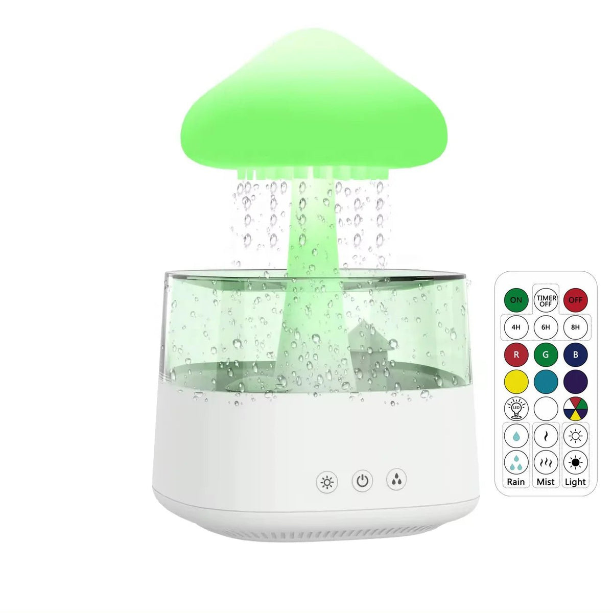 Household & Car USB Tabletop Cool Mist Humidifier with 7-color LED Night Light Aromatherapy Diffuser Portable Design - Lucksdeal
