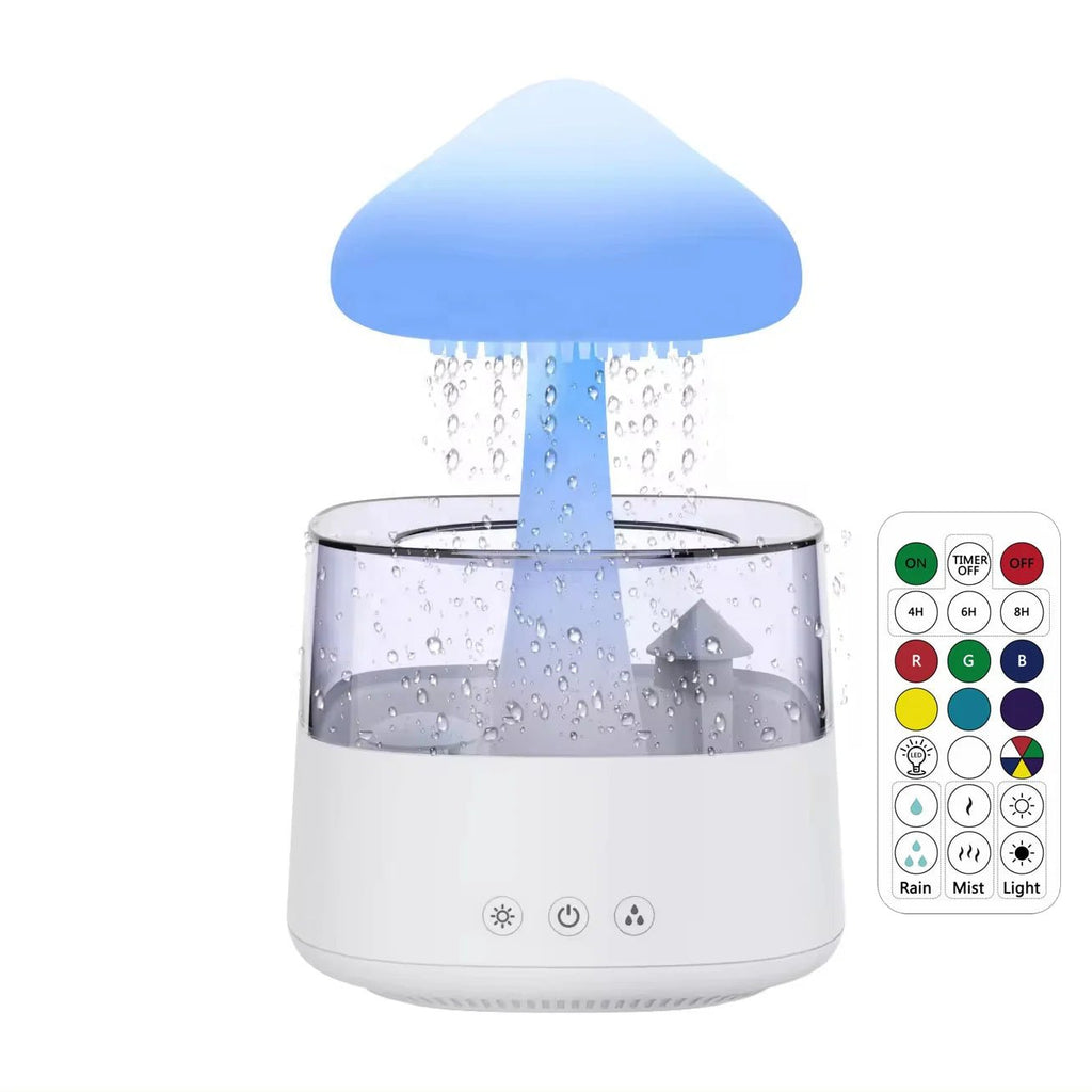 Household & Car USB Tabletop Cool Mist Humidifier with 7-color LED Night Light Aromatherapy Diffuser Portable Design - Lucksdeal