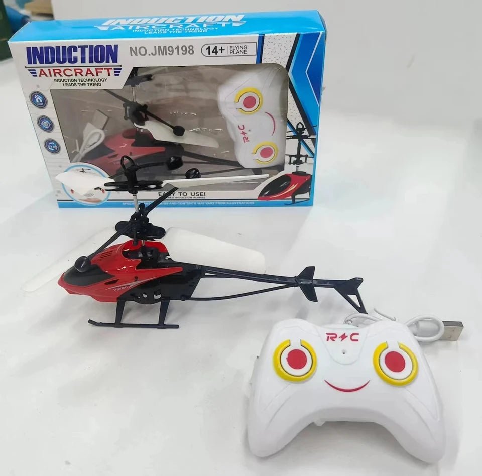 Lucksdeal RC Drone Rechargeable Hovering Helicopter Safe Fall-Resistant Kids Flying Toy - Lucksdeal
