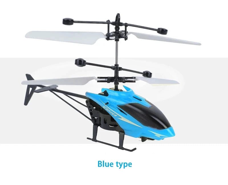 Lucksdeal RC Drone Rechargeable Hovering Helicopter Safe Fall-Resistant Kids Flying Toy - Lucksdeal
