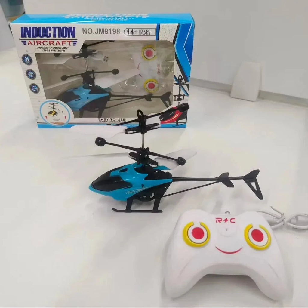 Lucksdeal RC Drone Rechargeable Hovering Helicopter Safe Fall-Resistant Kids Flying Toy - Lucksdeal