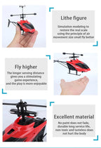 Lucksdeal RC Drone Rechargeable Hovering Helicopter Safe Fall-Resistant Kids Flying Toy - Lucksdeal