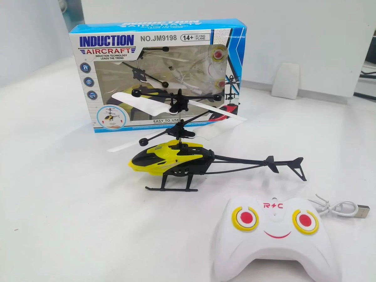 Lucksdeal RC Drone Rechargeable Hovering Helicopter Safe Fall-Resistant Kids Flying Toy - Lucksdeal
