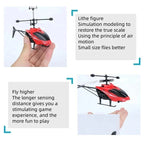 Lucksdeal RC Drone Rechargeable Hovering Helicopter Safe Fall-Resistant Kids Flying Toy - Lucksdeal