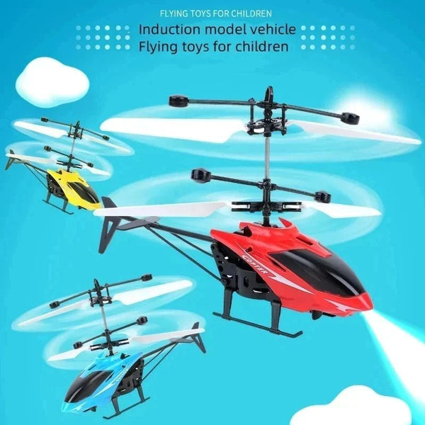 Lucksdeal RC Drone Rechargeable Hovering Helicopter Safe Fall-Resistant Kids Flying Toy - Lucksdeal