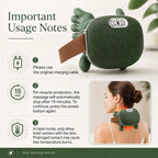 Upgraded Brushless Motor Neck Massager Electric Cervical Massager Bionic Handheating Wireless Portable 3D Kneading Massage for Pain Relief Deep Tissue，Leg Neck & Back Massager & Lightweight Gift - Lucksdeal
