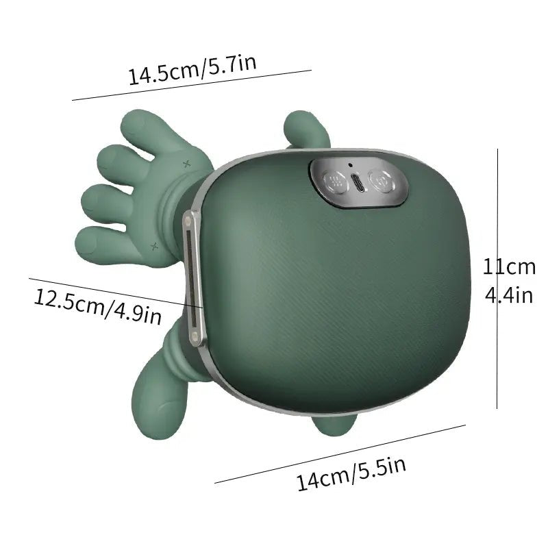 Upgraded Brushless Motor Neck Massager Electric Cervical Massager Bionic Handheating Wireless Portable 3D Kneading Massage for Pain Relief Deep Tissue，Leg Neck & Back Massager & Lightweight Gift - Lucksdeal